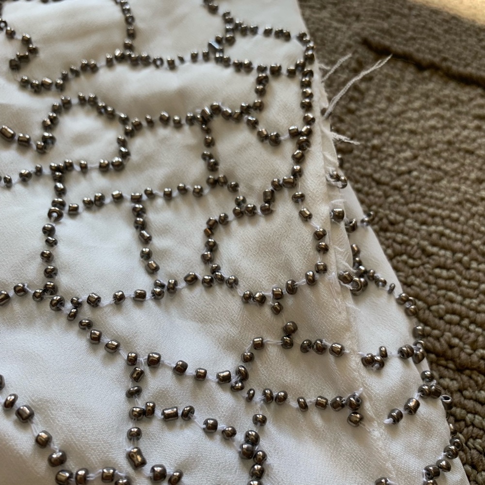 Armani Exchange Silver Beaded Dress - Picture 4 of 7